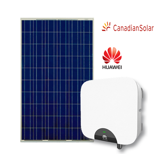 Kit Fotovoltaico (Huawei + Canadian) da 2 3 4 5 kW