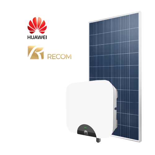 Kit Fotovoltaico (Huawei + Recom) da 3 4 6 kW